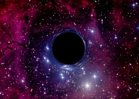 ثقب أسود هائل يضلّ طريقه ويندفع بعيداً بسبب موجات الجاذبية