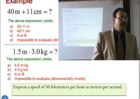 محاضرة 1 (2) فيزياء الوحدات والقياس جامعة الازهر - غزة