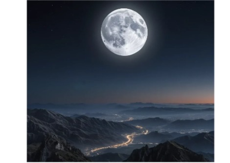 لماذا يبدو القمر قريباً في بعض الليالي وبعيداً في ليالي أخرى؟